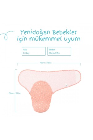 0 -3 Ay Desenli Yeni Sezon Kundak Pamuk Yeni - 6