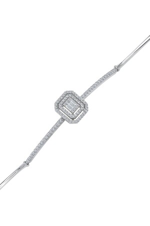 0. 47 Karat Diamant-Baguette-Armband - 4