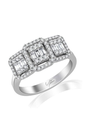 0. 55 Karat Diamant-Baguette-Ring - 1