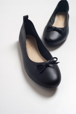 01 Black Skin Damen-Ballerinas 63-01 - 1