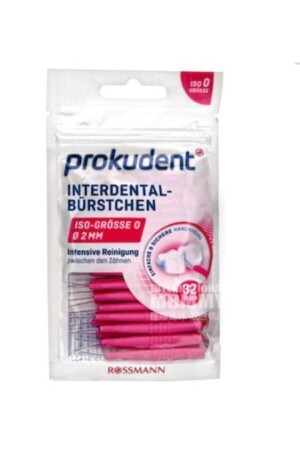 0–2 mm rosa Zahn-Interdentalbürste – 32 Stück - 1