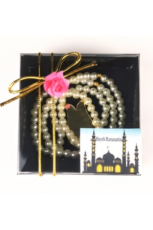 1 luxuriöser Ramadan-Perlenrosenkranz in Geschenkbox - 3