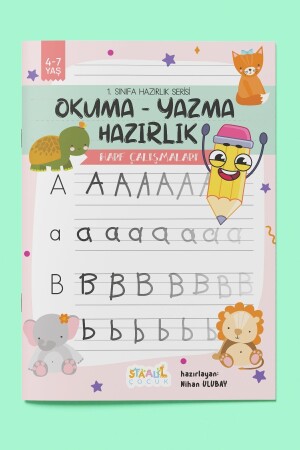 1. Sınıfa Hazırlık Serisi - Okuma - Yazma Hazırlık Aktivite Seti - 3 Kitap (Çizgi - Harf - Sayı) - 4