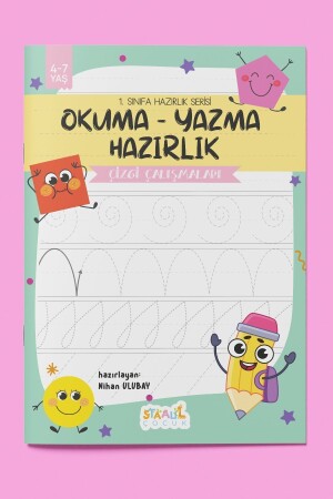 1. Sınıfa Hazırlık Serisi - Okuma - Yazma Hazırlık Aktivite Seti - 3 Kitap (Çizgi - Harf - Sayı) - 9