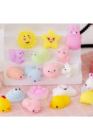 10 Adet Hayvan Sukuşi Sevimli Stres Çocuk Okul Hediye Squishy Oyuncak squishy9278 - 2