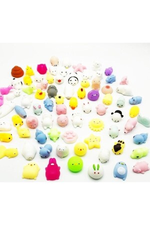 10 Adet Hayvan Sukuşi Sevimli Stres Çocuk Okul Hediye Squishy Oyuncak squishy9278 - 7