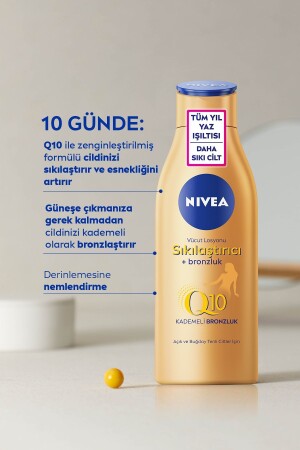 10 Günde Q10 Sıkılaştırıcı ve Kademeli Bronzlaştırıcı Vücut Losyonu 2 X 200 Ml - 2