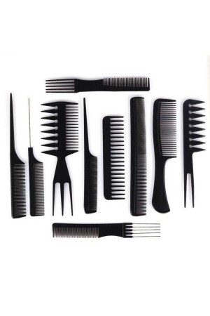 10 professionelle Friseurkämme – Friseurkamm-Set mit Tasche - 3