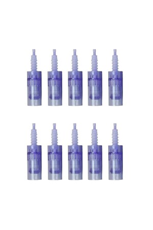 10 Stück 36 Pin Nadel Original Nadelpatrone DRPEN36PIN mit blauer Buchse - 2