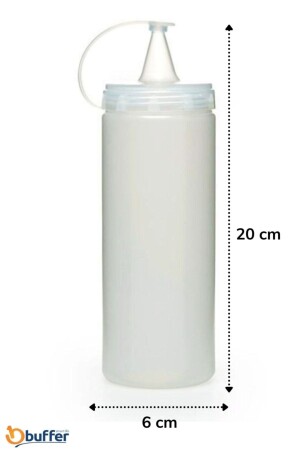 ® 10 Stück auslaufsichere Ölsaucenflasche mit transparentem Deckel, Öltopf aus Kunststoff, 400 ml. Ap-9028 PRA-5527567-9085 - 7