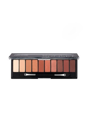 10-teilige Lidschattenpalette (NUDE AND EARTH TONES) – Lidschattenpalette – 003 Sunset – 8690604551699 - 2