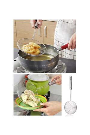 10-teiliges Meal Prep Praktisches Küchensieb, Reibe, Zange, Knoblauchschäler-Set, Set T09049836 - 4