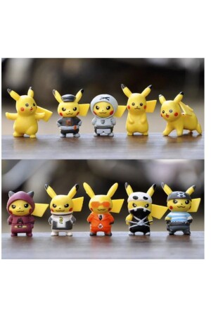 10-teiliges Pikachu, Pokemon-Figurenset 2400PI - 2