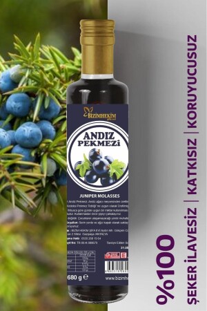 %100 Doğal Andız Pekmezi 680 gr Koruyucusuz Katkısız Andız (Ardıç) Pekmezi - 1