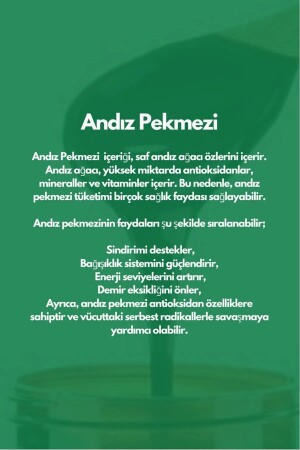 %100 Doğal Andız Pekmezi 680 gr Koruyucusuz Katkısız Andız (Ardıç) Pekmezi - 4