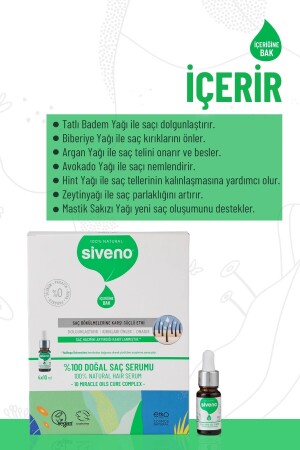 % 100 Doğal Bitkisel Yıpranmış Saçlar Ve Dökülen Saçlara Özel Onarıcı Bakım Serumu 4x10 ml - 5