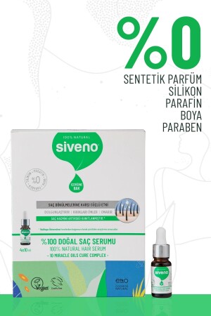 % 100 Doğal Bitkisel Yıpranmış Saçlar Ve Dökülen Saçlara Özel Onarıcı Bakım Serumu 4x10 ml - 6