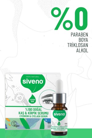 %100 Doğal Kaş Ve Kirpik Serumu Bitkisel Yoğunlaştırıcı Canlandırıcı Yoğun Bakım Yağı Vegan 10 ml - 6