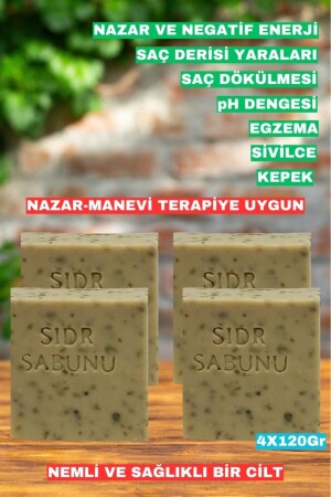 %100 doğal sidir sabunu Arabistan Kirazı Orijinal Manevi Terapi Sidir Sabun 4x120 gr hkm152 - 3