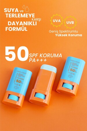 %100 Doğal Ve Mineral Filtreli 50 Spf Yüksek Korumalı Çocuk Güneş Koruyucu Stick - 4