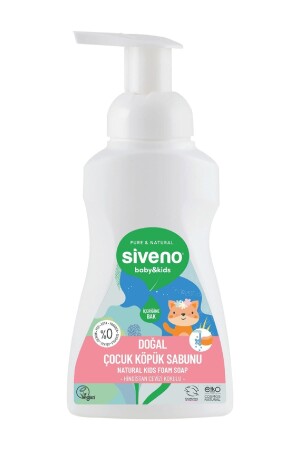 %100 Doğal Zeytinyağlı Çocuk Kastil Köpük Sabun Yoğun Nemlendirici Arındırıcı Bitkisel Vegan 250 ml - 4