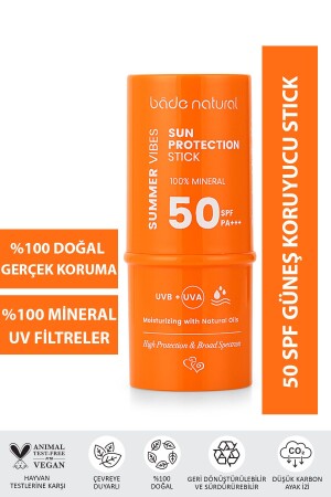 %100 Mineral Filtreli 50 Spf Besleyici Güneş Koruyucu Stick - 2