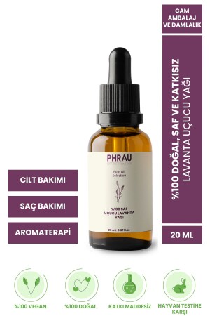 100 % reines und natürliches ätherisches Lavendelöl 20 ml PHR2021010 - 2