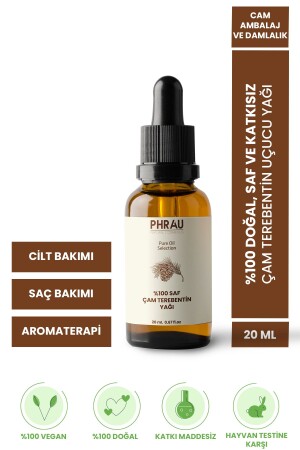 100 % reines und natürliches ätherisches Pinienterpentinöl 20 ml PHR2021031 - 1