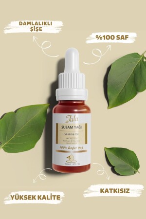 100 % reines und natürliches Sesamöl kaltgepresst, 20 ml - 4