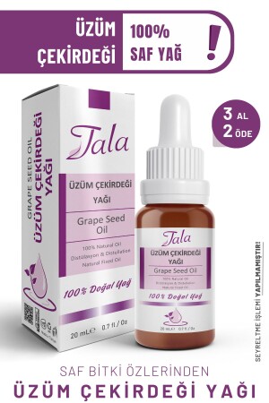 100 % reines und natürliches Traubenkernöl kaltgepresst, 20 ml - 1