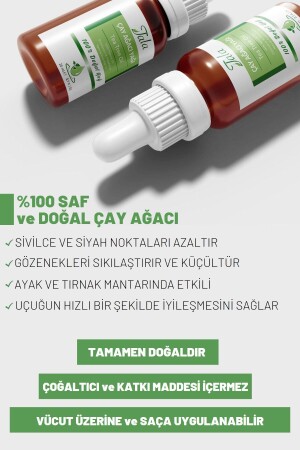 %100 Saf Ve Doğal Çay Ağacı Yağı 20 Ml - 8