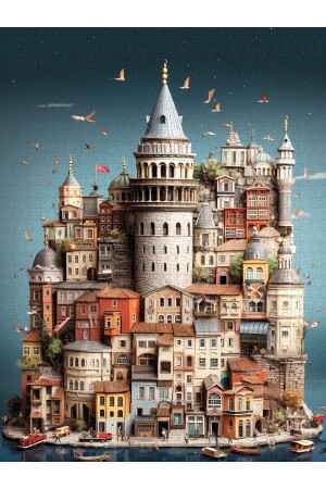 1000 Parçalık Puzzle - Galata - Kod:1158 - 4