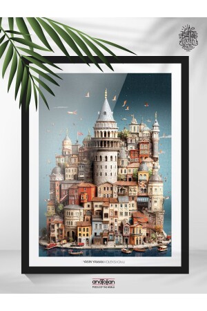 1000 Parçalık Puzzle - Galata - Kod:1158 - 5