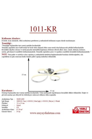 1011-KR Chrom-LED-Kronleuchter 1011-KR - 6