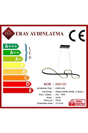 1013 Siyah Led Avize 1013 SY - 5