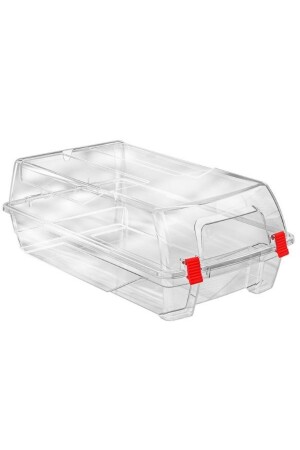 12 Stück Herren-Schuhkarton, transparente Schuhaufbewahrungsbox - 2