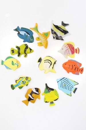 12-teiliges Ocean Reef Creatures Fischfiguren-Spielset hyv025 - 2