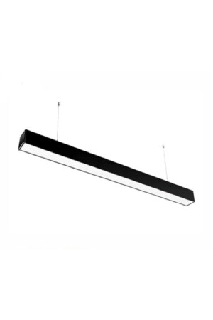 120 cm (38 W), Zwischenfarbe (4000 K), schwarzes Gehäuse, linearer LED-Beleuchtungs-Kronleuchter, linear120 cmaracolor - 3