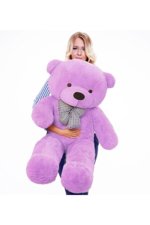 120 cm großer weißer Teddybär mit Fliege (100 % lokal) TYC00371516849 - 2