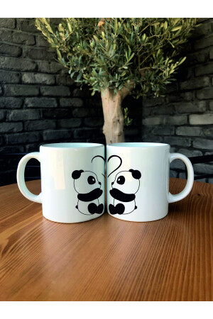 14. Februar Valentinstags-Special, personalisierbare Keramiktasse mit Namen, Tasse Panda HED5E6R7JKRTHSRhvn - 3