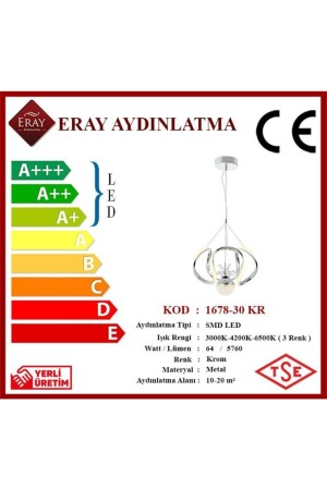 1678-30 Chrom-LED-Kronleuchter 1678-30 KR - 6