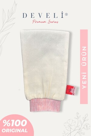 1973 Ecru Peeling Glove 100 % Flush Silk Scrub Bath Bath Scrub Geeignet für alle Hauttypen DevMeh20 - 1