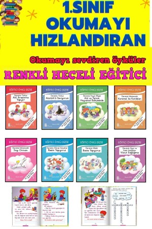 1.sınıflar Için Ve Okumayı Hızlandıran Renkli Heceli Hikaye Seti - 2