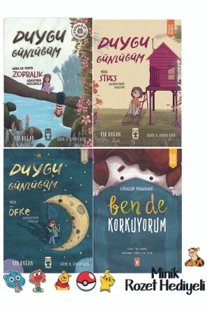 2. 3. Sınıf Okuma Seti 4 Kitap Duygu Günlüğüm Serisi ve Ben de Korkuyorum - 3