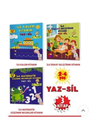 2-4 Yaş Mucit Karınca Serisi Yaz-sil Kitaplar - 2