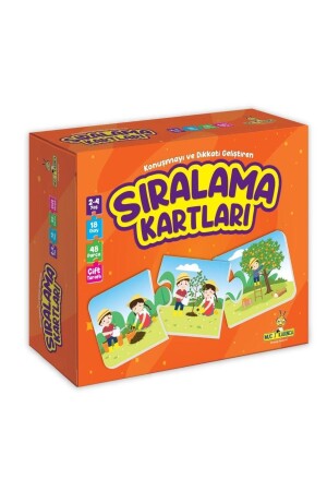 2-4 Yaş Sıralama Kartları Konuşmayı Ve Dikkati Geliştiren Puzzle - Olay Sıralama Kartları 978-201 - 5