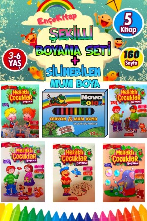 2-6 Yaşa Uygun Eğitici Boyama Ve Etkinlik Seti ençokitap12 - 2