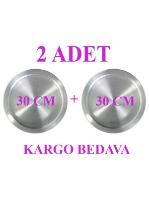 2 Adet 30 Cm Künefe Kadayıf Tabağı Tepsisi (Kargo Bedava 0000011 - 3