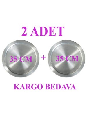 2 Adet 35 Cm Künefe Kadayıf Tabağı Tepsisi (Kargo Bedava) 000000000012 - 4