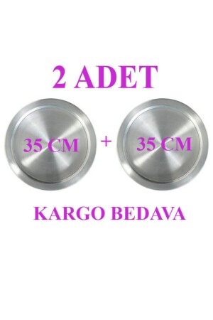 2 Adet 35 Cm Künefe Kadayıf Tabağı Tepsisi (Kargo Bedava) 000000000012 - 3